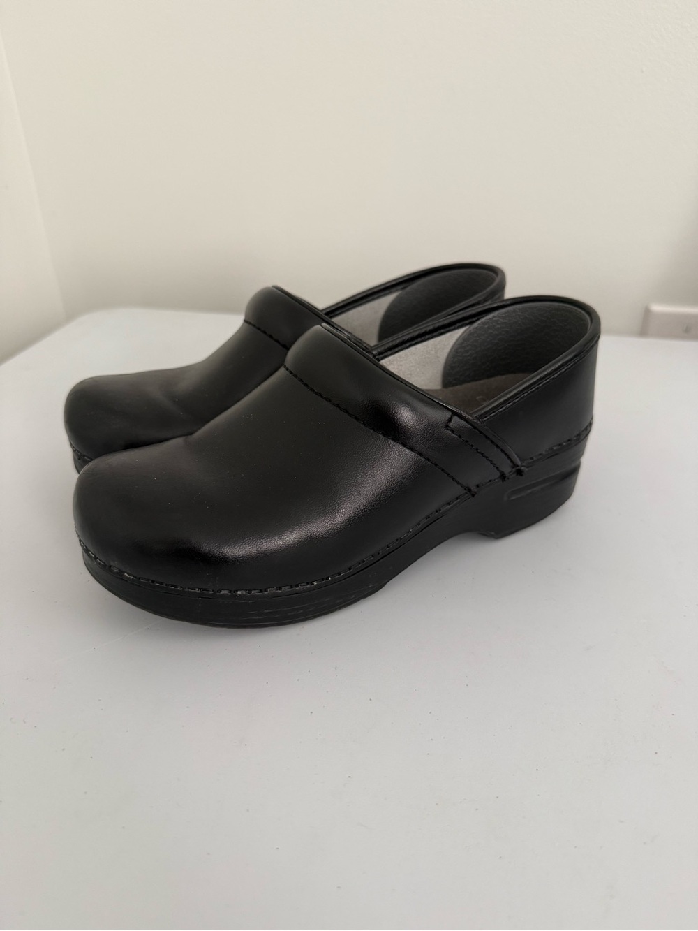 Dansko Black Professional Slip-On Clogs